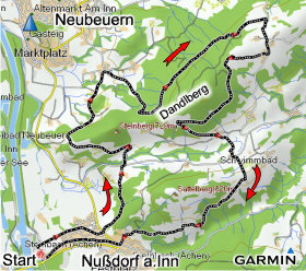 Karte Dandlberg Runde Karte Dandlberg Runde