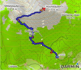 Karte Hochstaufen Karte Hochstaufen