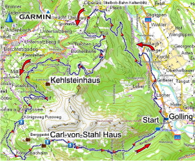 Karte Kühroint Berchtesgaden Hirscheck Karte Kühroint Berchtesgaden Hirscheck