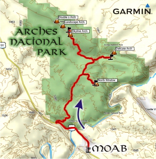 ArchesNP Karte ArchesNP Karte