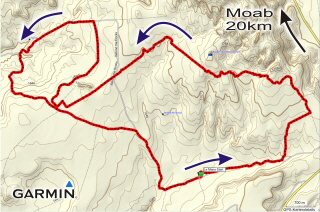 24Hours of Moab Karte 24Hours of Moab Karte