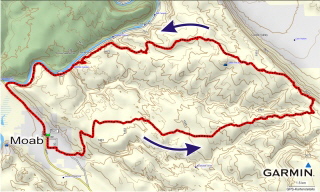 PurcupineRimTrail Karte PurcupineRimTrail Karte