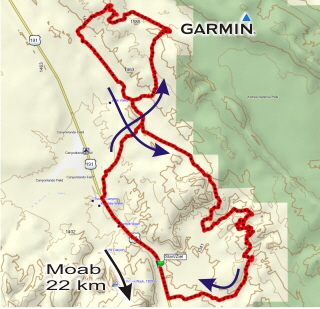 KlondikeBluffs SouvereignTrail Karte KlondikeBluffs SouvereignTrail Karte
