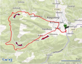 Karte Ruhpolding-Urschlau-Hochfelln Karte Ruhpolding-Urschlau-Hochfelln
