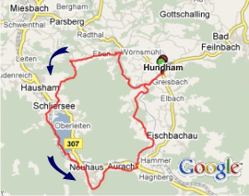 Karte Schliersee Umrundung Karte Schliersee Umrundung