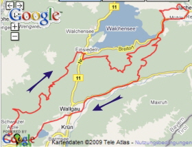 Karte Walchensee Karte Walchensee
