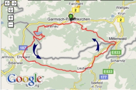Karte Wetterstein Runde Karte Wetterstein Runde